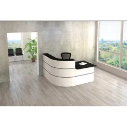 Kerkmann Empfangstheke Cento 4, 3853, Winkeltheke, Weiß / Anthrazit, 195 X 110 X 180cm, M. Anbautisch -Leitz || Novus || Herlitz Shop ff88ceeb88f2b1d3a0e2bfffbf092c5a2ef2141e empfangstheke kerkmann cento 4 3853 winkeltheke