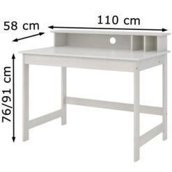 Inter-Link Schreibtisch Hilda 20900355, Weiß, Maße: 110 X 69cm, Aus Massivholz -Leitz || Novus || Herlitz Shop ffd3c1b2195ffa1773984705689441cd3d19ce9b schreibtisch inter link hilda 20900355 weiss